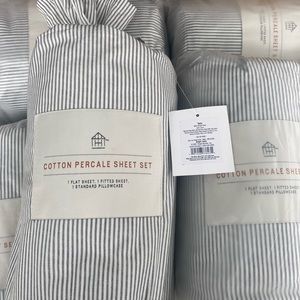 NEW! 3 Hearth & Hand Twin Cotton Percale Sheet Sets